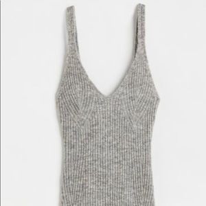 H&M grey knit dress